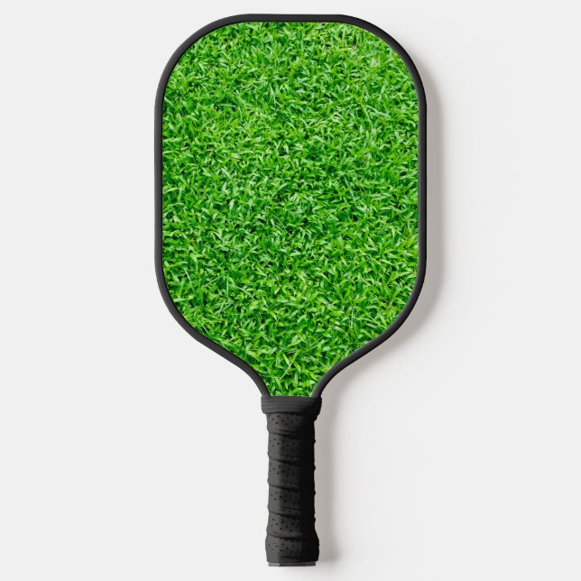 Green grass pickleball paddle (Front)