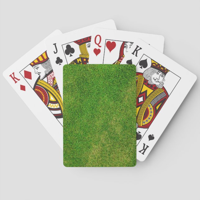 Green Grass Playing Cards (Back)