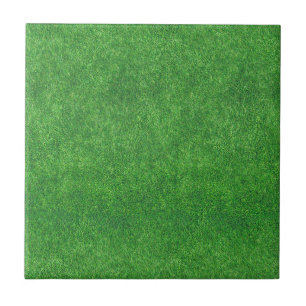 Green Grass Texture Abstract Background Ceramic Tile