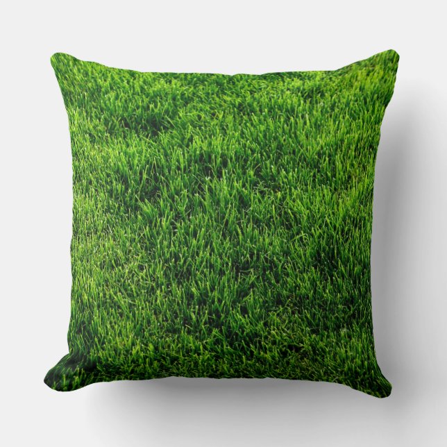 Green grass texture from a soccer field cushion (Front)