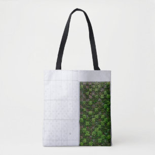 Green grass tote bag