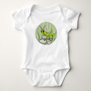 Green Grasshopper Baby Bodysuit