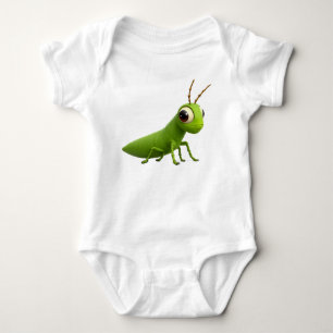 Green Grasshopper Baby Bodysuit