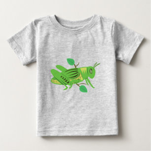 Green Grasshopper Baby T-Shirt