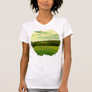 Green Grassland and Trees Edit T-Shirt