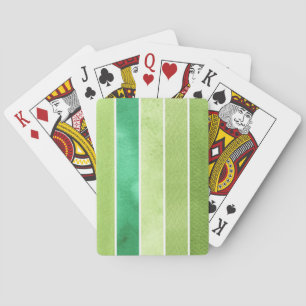 green great watercolor background - watercolor playing cards