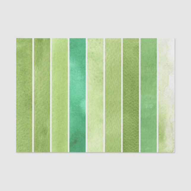 green great watercolor background - watercolor tissue paper (Front)
