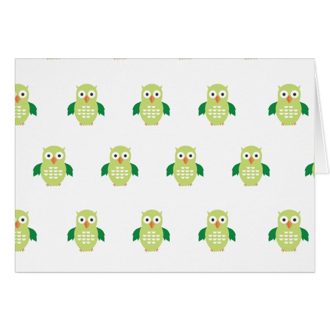 Green & Green Owl (Front Horizontal)