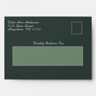 green-grey envelope