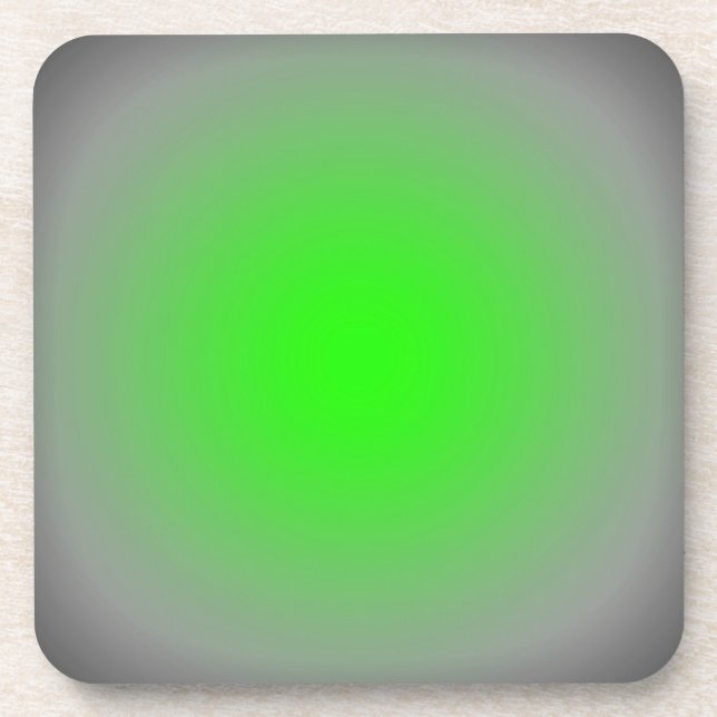 Green & Grey Focus Coaster (Front)