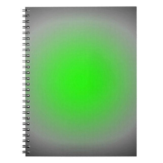 Green & Grey Focus Notebook (Front)
