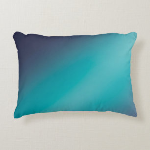 Green Grey moonlight ombre Decorative Cushion