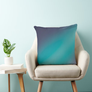 Green grey ombre moonlight cushion