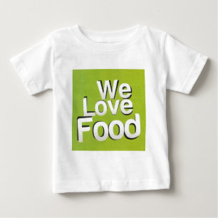 Green Grub Club: We Heart Food Design Baby T-Shirt