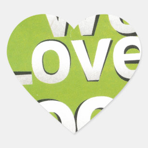 Green Grub Club: We Heart Food Design Sticker