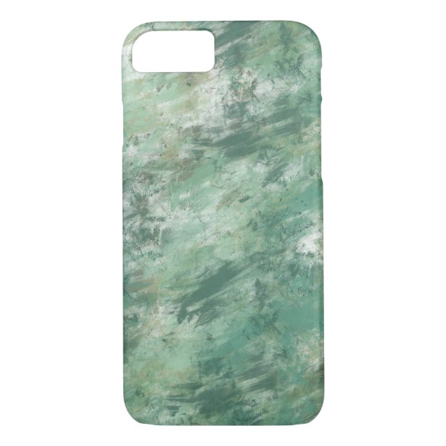Green Grunge Abstract Case-Mate iPhone Case (Back)