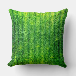 Green Grunge Background Cushion
