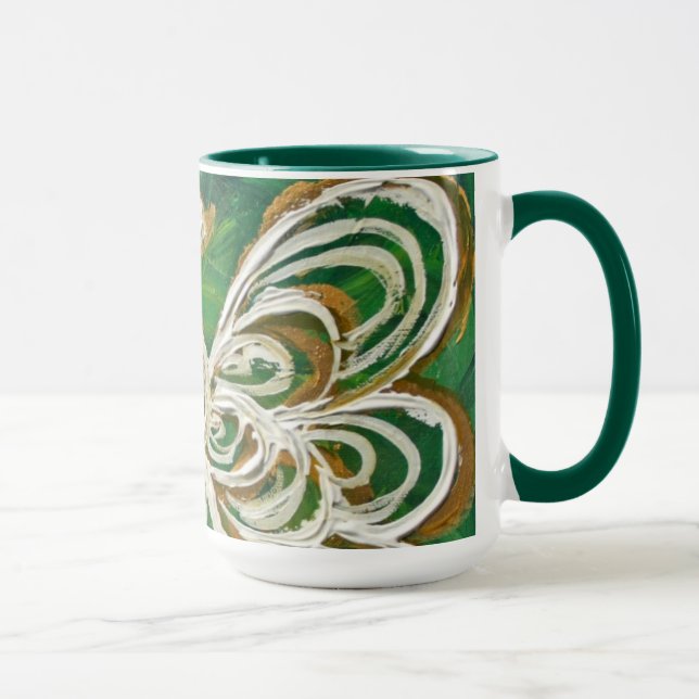 Green Guardian Angel Mug (Right)