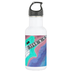 Green Guitar 532 Ml Water Bottle