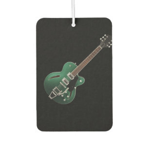 Green Guitar Air Freshener