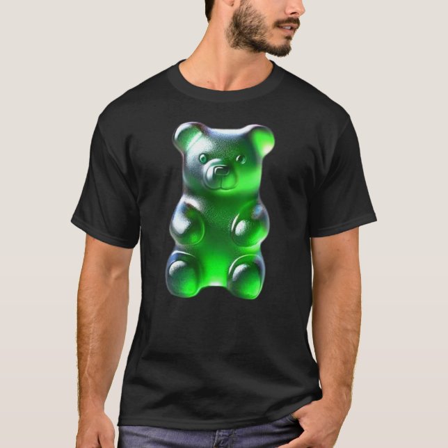 Green Gummy Bear T-Shirt (Front)