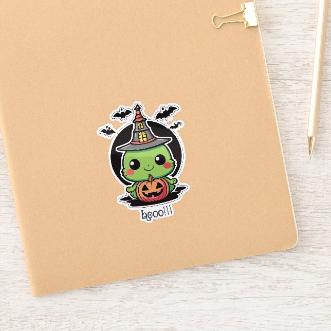 Green Halloween Witch (Notebook)