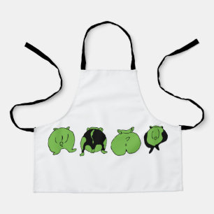 Green Hamster Butts Apron