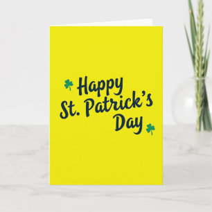 Green Happy Day Pattern Card