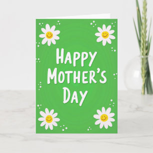 Green Happy Mothers Day Card