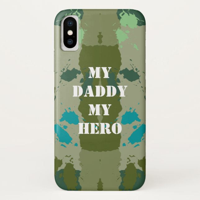 Green Harmony Abstract Pattern Case-Mate iPhone Case (Back)