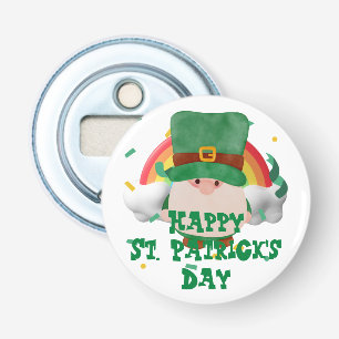 Green hat lucky Shamrock St. Patrick's Day Bottle Opener