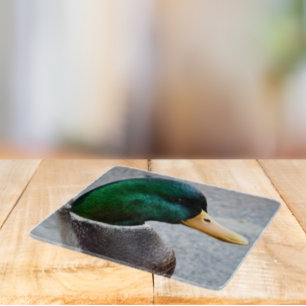 Green Headed Mallard Drake Photo Cutting Board