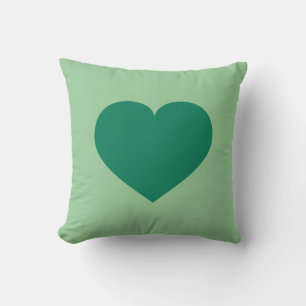Green Heart  Cushion