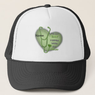 Green Heart EMT hat