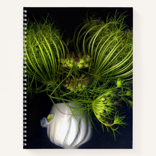 Green heart in black notebook (Front)