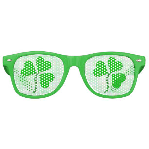 Green Heart St. Patrick Day Party Shades