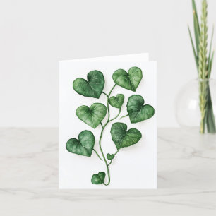 Green Hearts Watercolour Digital Art Announcement