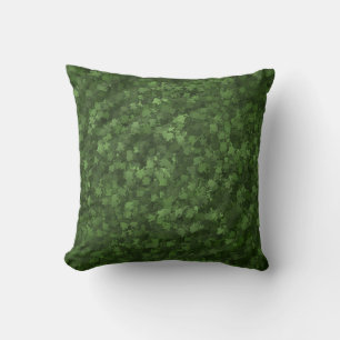 Green Hedge Leaf Camo Cushion