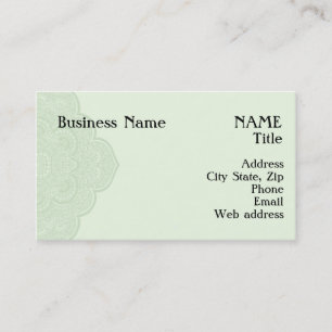 Green Henna Business Card