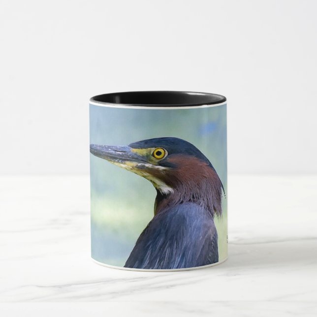 Green Heron Mug (Center)
