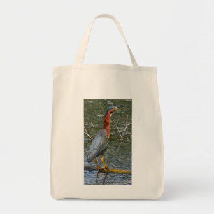 Green Heron Tote Bag