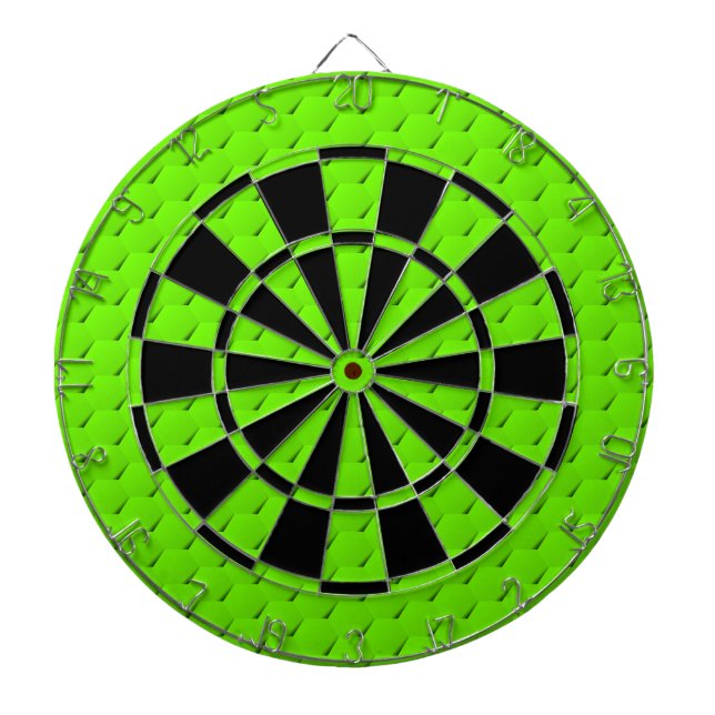 Green hexagon dartboard (Front)