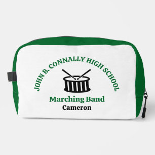 Green High School Marching Band Personalised Dopp Kit