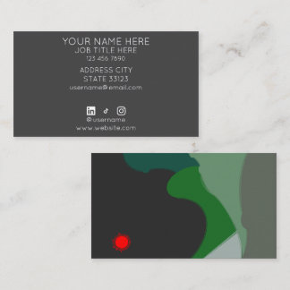 Green Hills Business Card