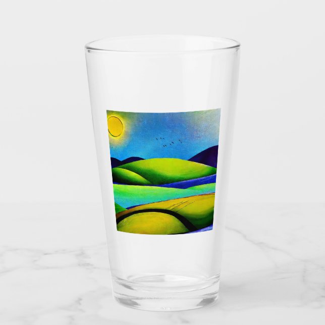 Green Hills Landscape Glass (Front)