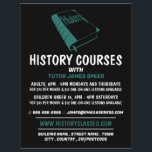 Green History Book, History Course Advertising Flyer<br><div class="desc">Green History Book,  History Course Advertising Flyers By The Business Card Store.</div>