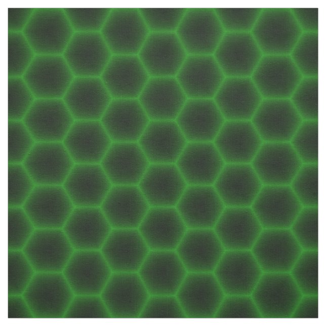 Green Honeycomb Fabric (Swatch)