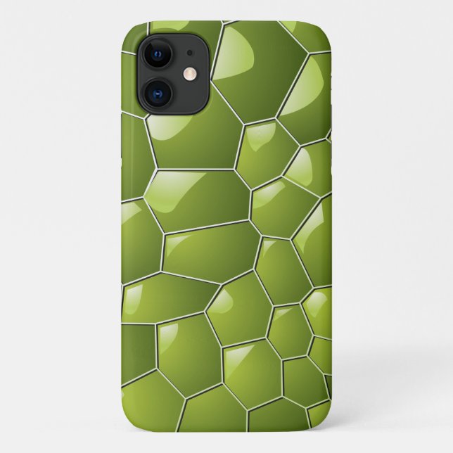 Green Honeycombs Case-Mate iPhone Case (Back)
