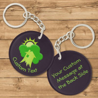 Green House Keychain