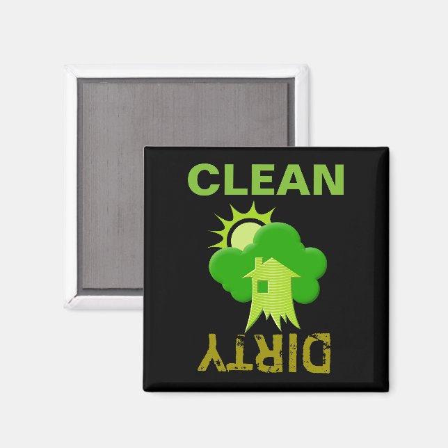 Green House Magnet (Front/Back)